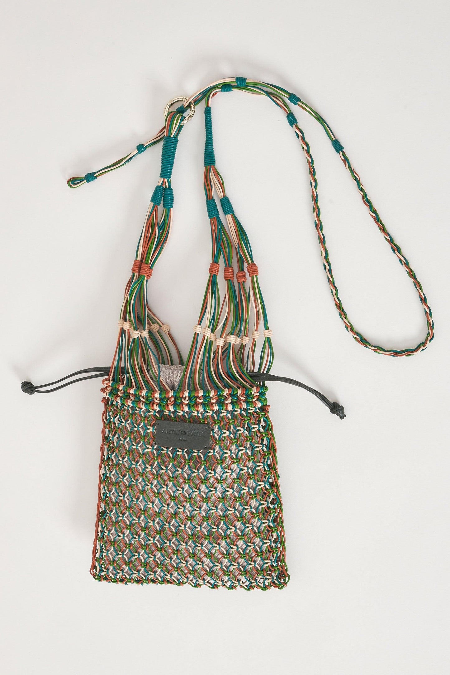 Hand-braided leather bag Meryl
