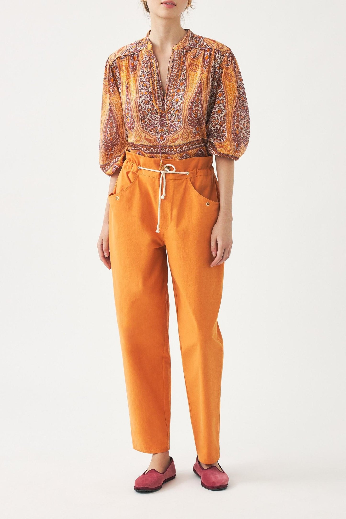 Cotton canvas trousers Kimi