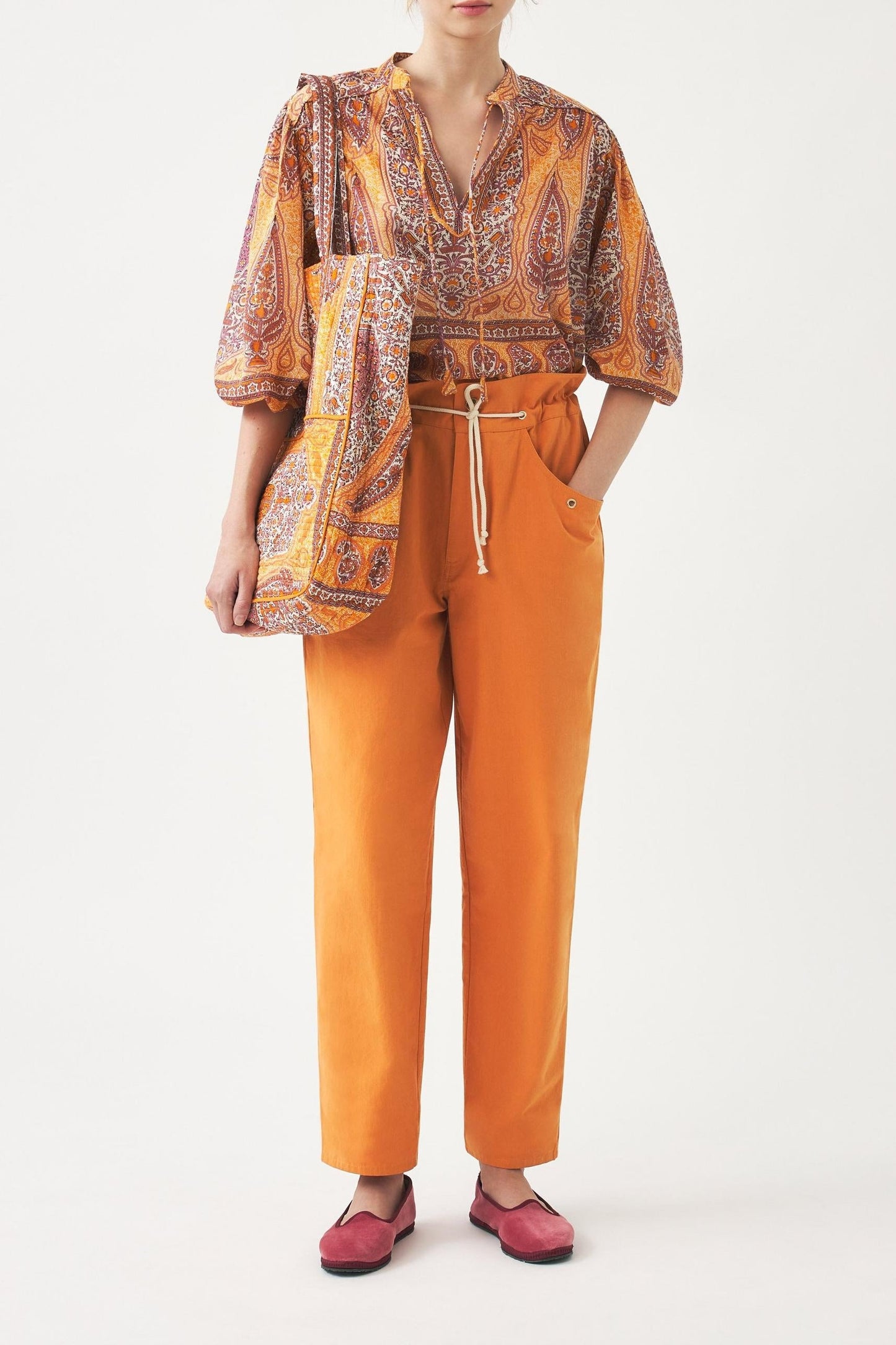 Cotton canvas trousers Kimi