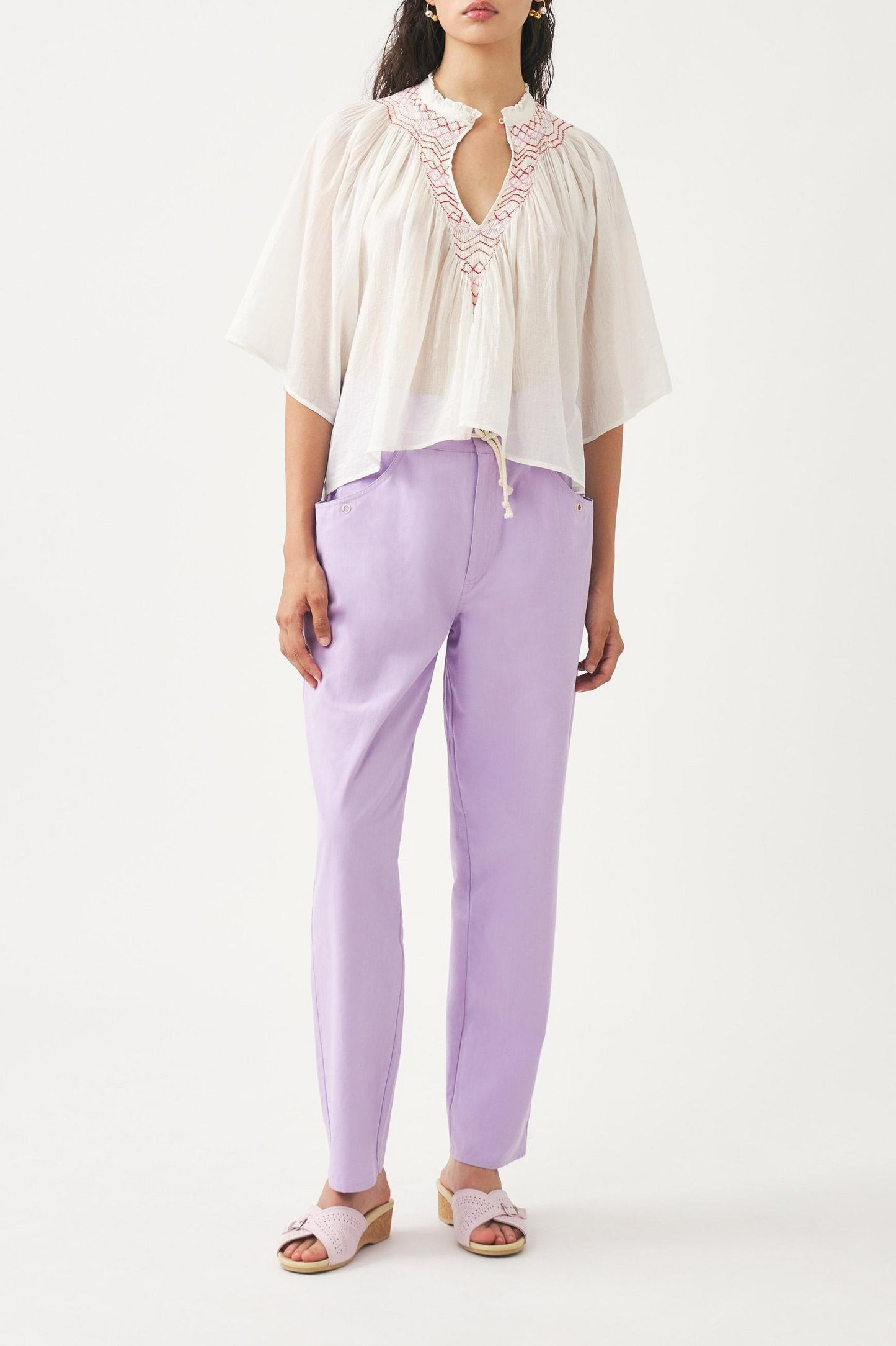 Cotton canvas trousers Kimi