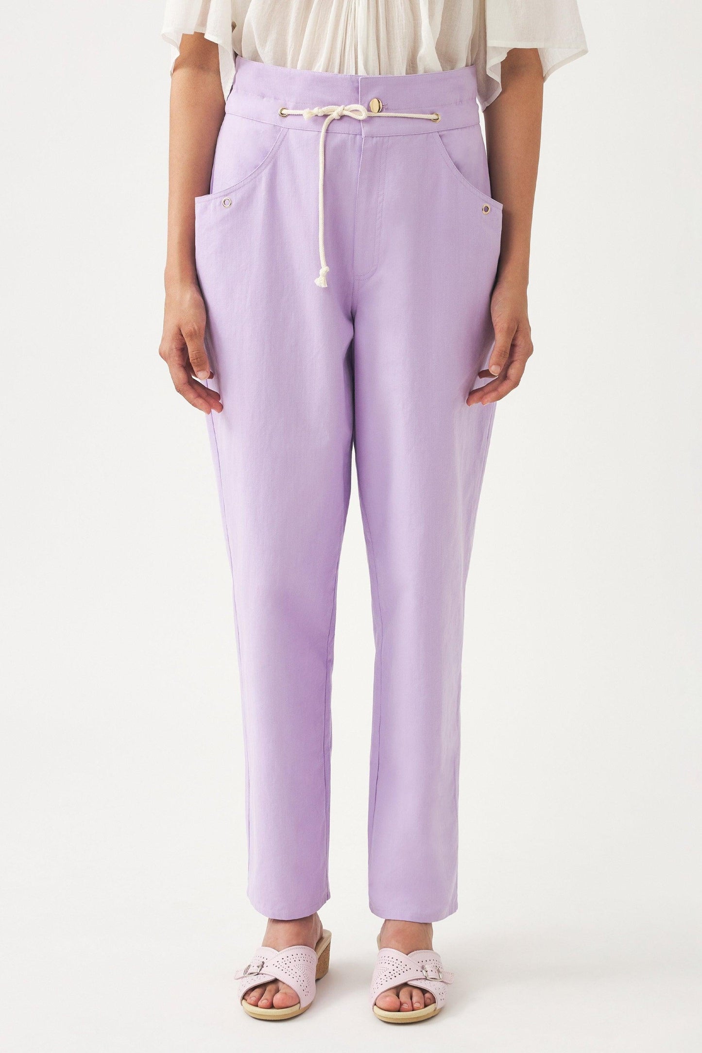 Cotton canvas trousers Kimi
