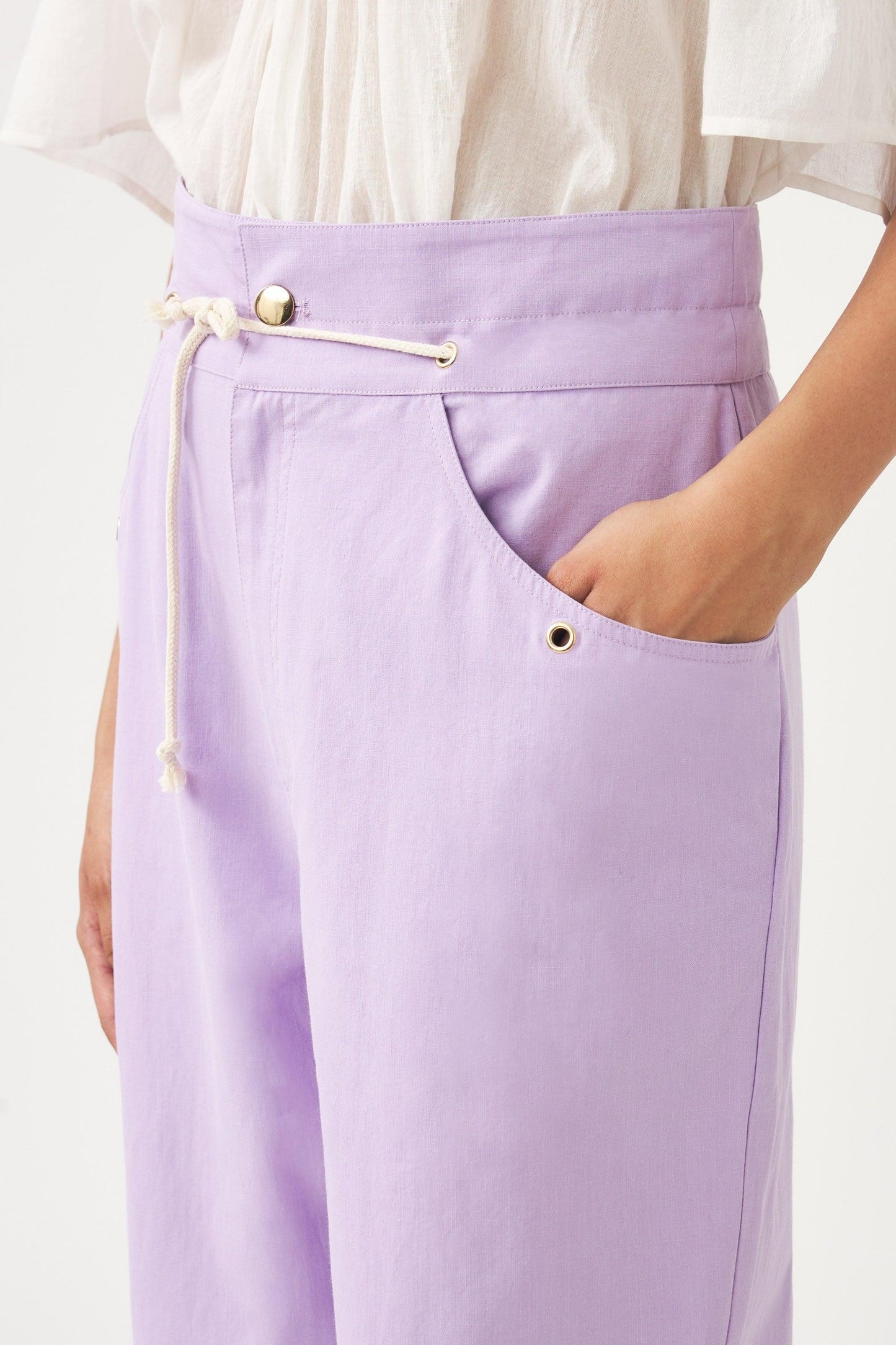 Cotton canvas trousers Kimi