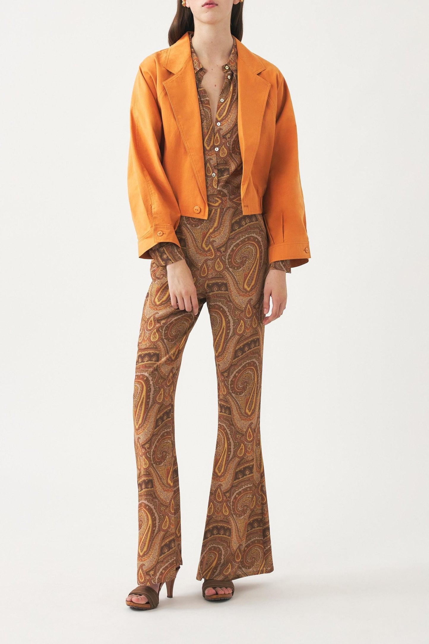 Floral-embroidered jacket Kimi