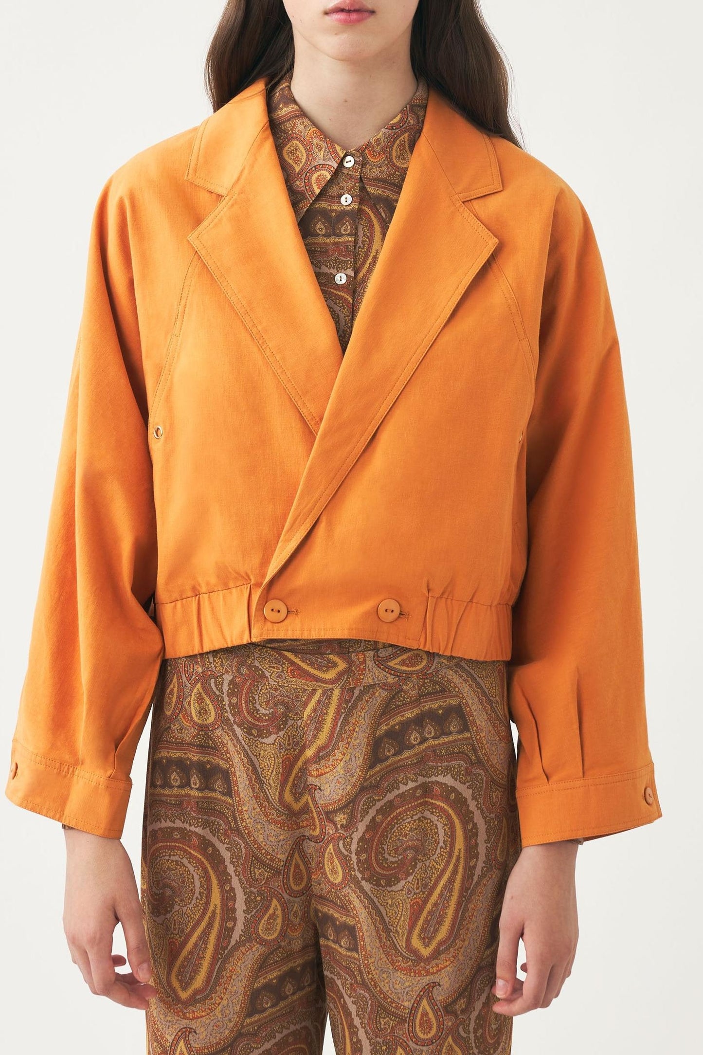 Floral-embroidered jacket Kimi
