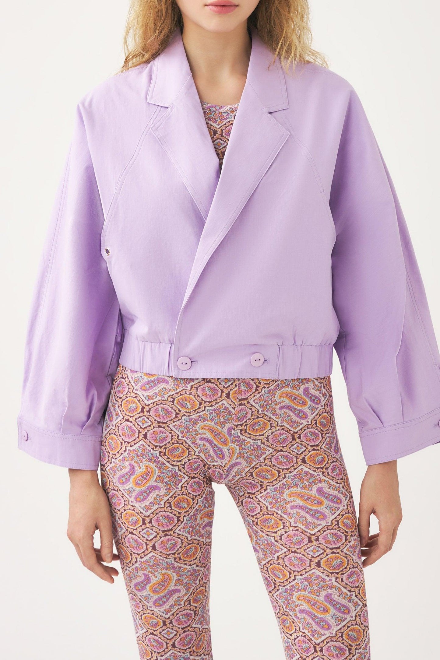 Floral-embroidered jacket Kimi