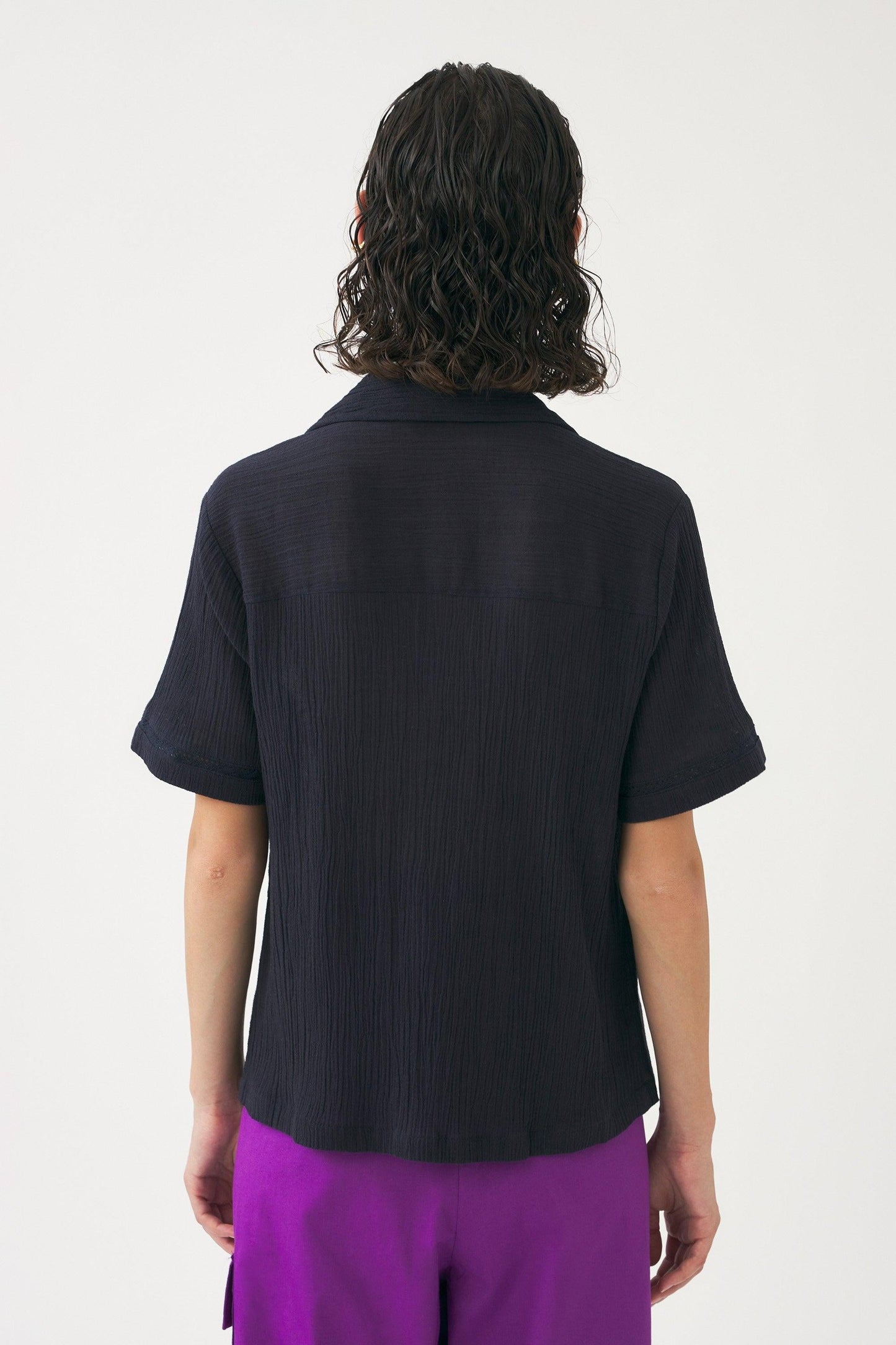 Blouse hand-embroidered with pearls Jena