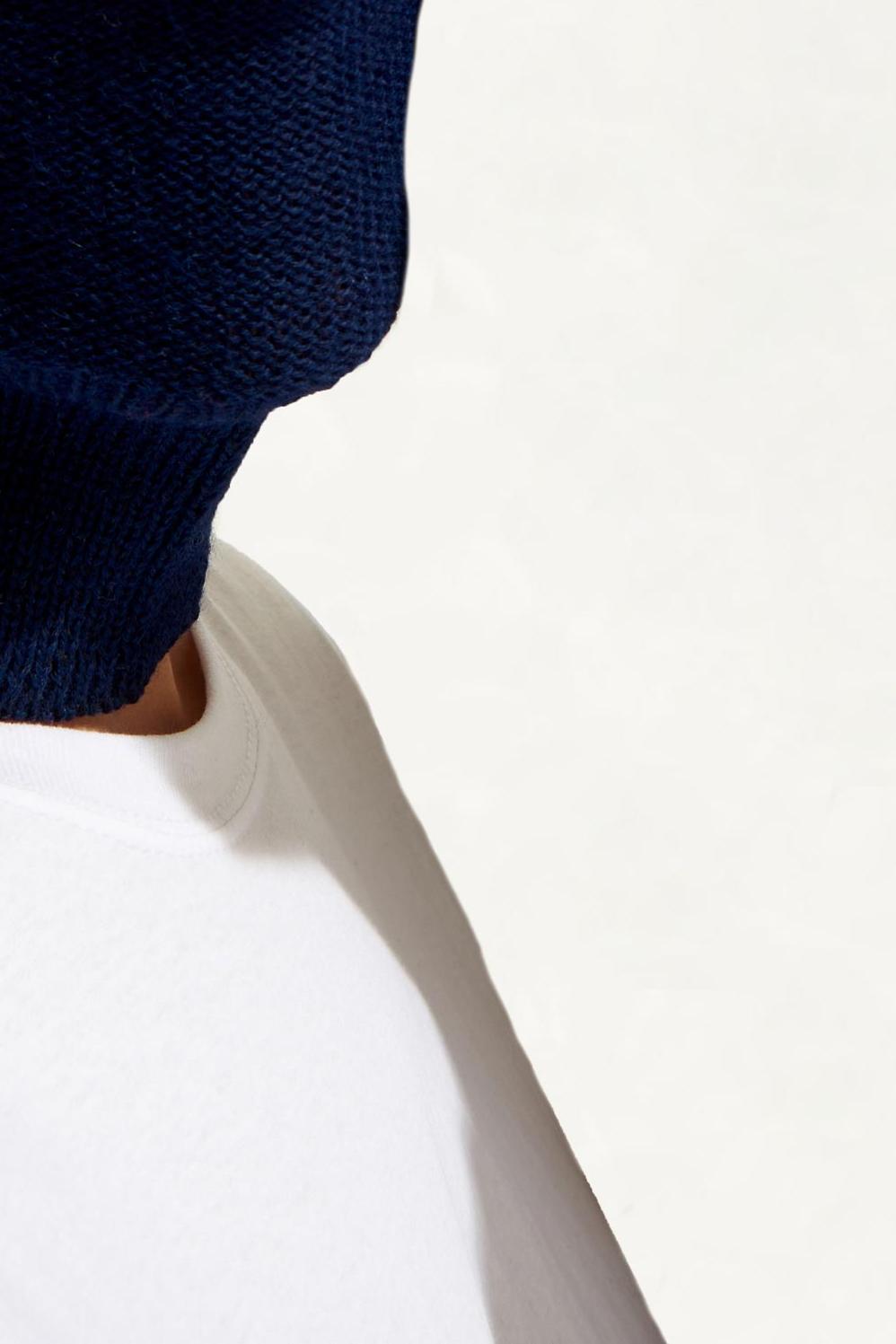 Peru alpaca balaclava - Blue
