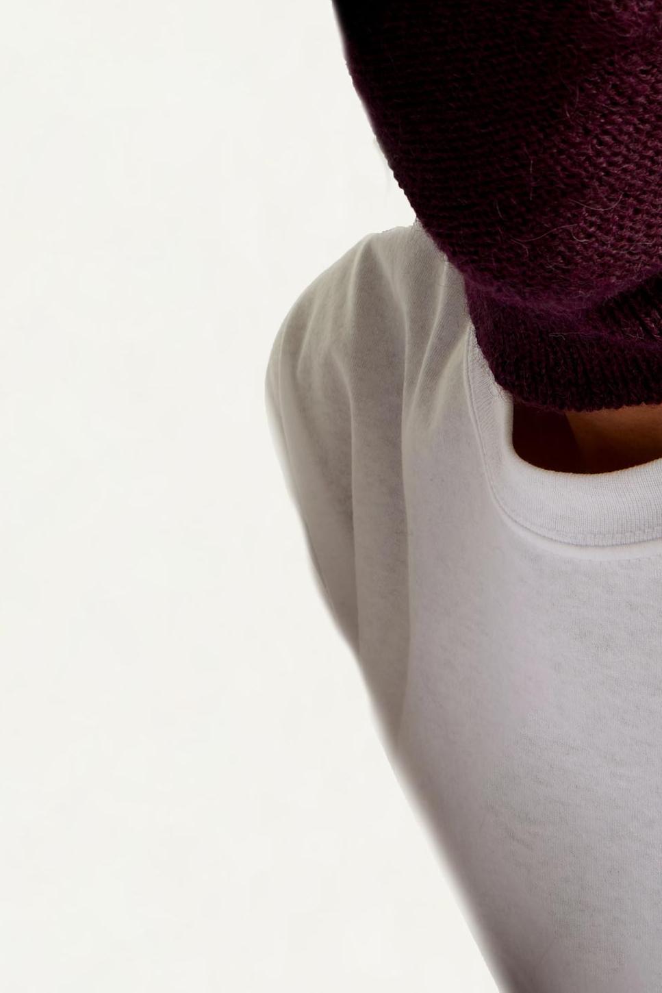 Peru alpaca balaclava - Berry