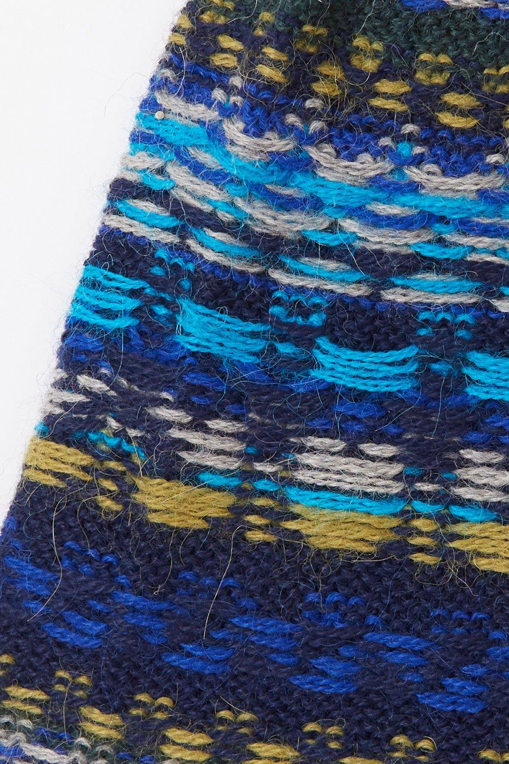 Peru alpaca hat - Blue