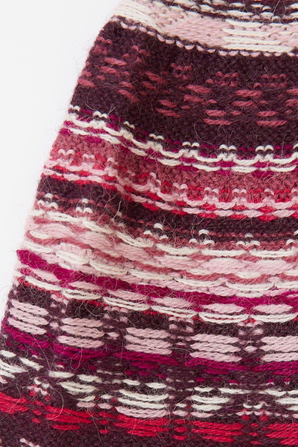 Peru alpaca hat - Berry