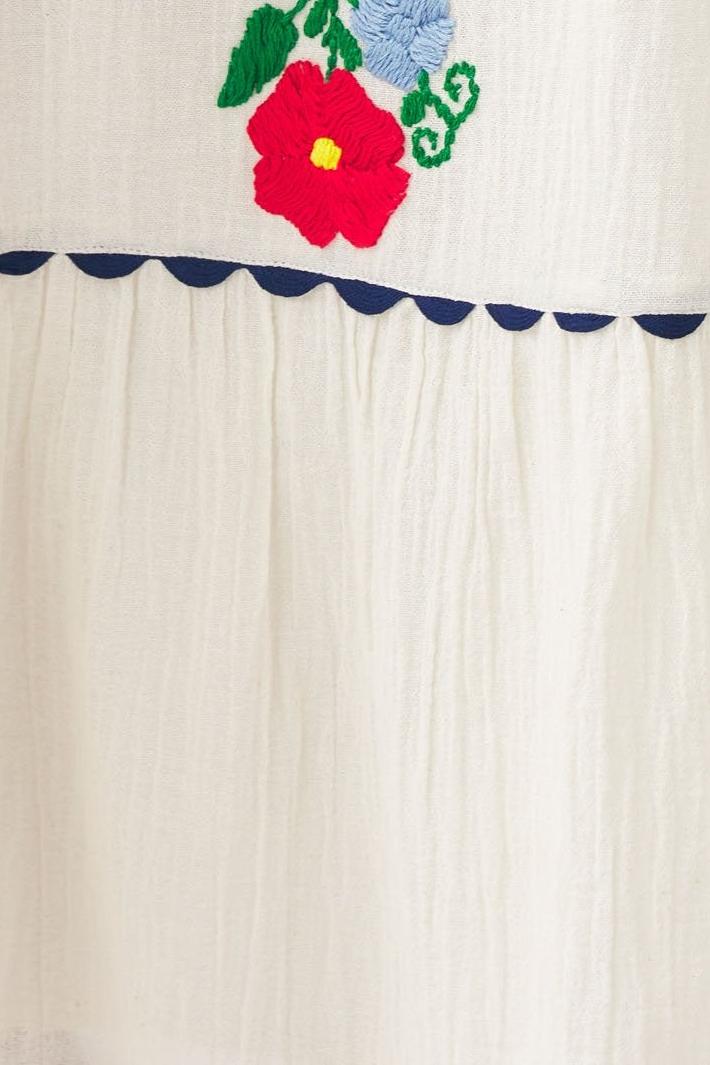 Hand-embroidered skirt Clotilda