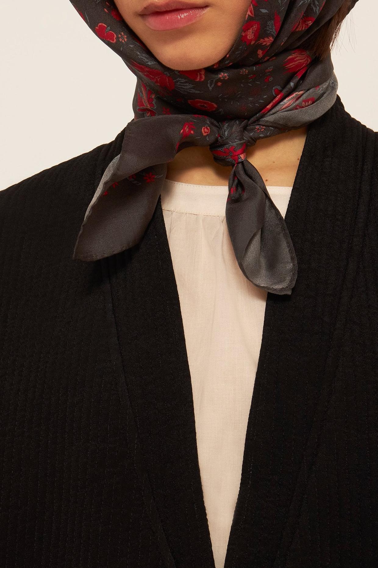 Annie silk scarf