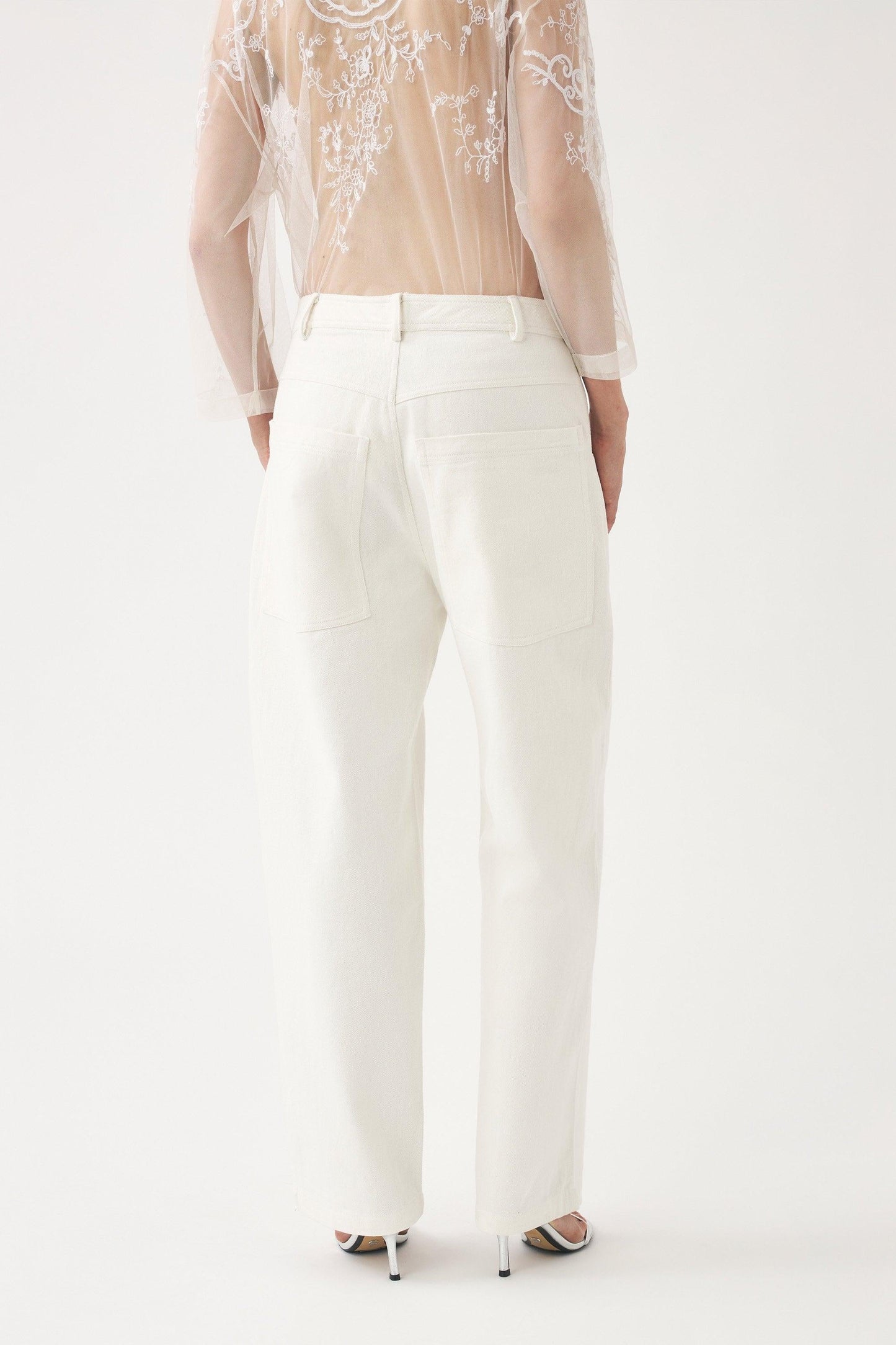 Oversized embroidered trousers Cindy