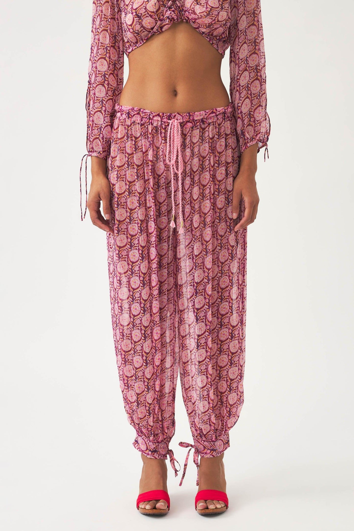 Chiffon harem pants Cassy