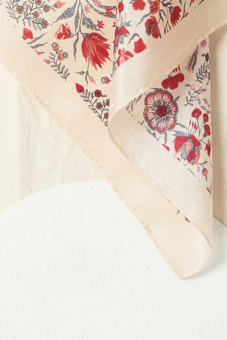 Annie floral bandana - Cream