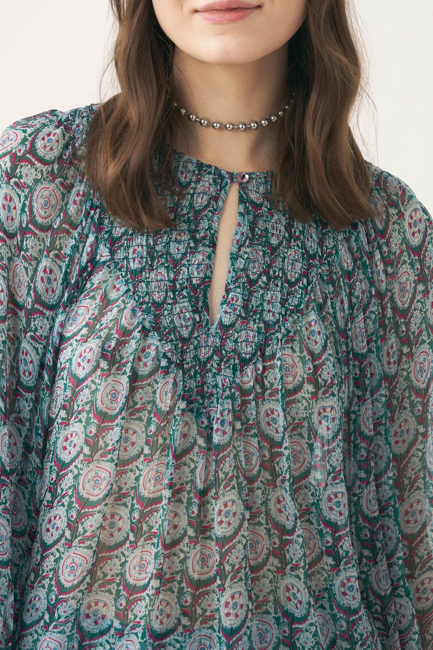 Chiffon print blouse Cassy