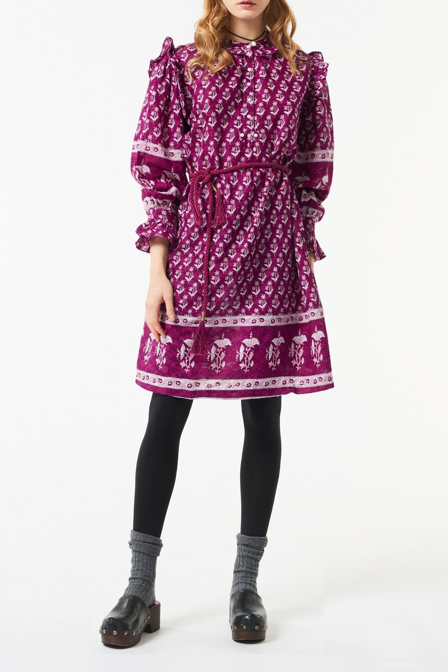 Robe Mandee - framboise