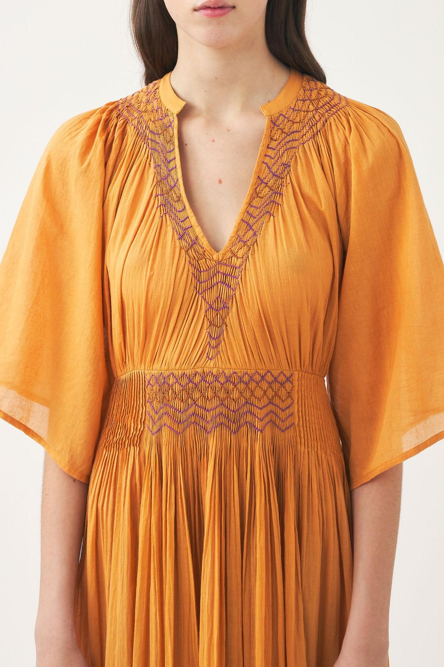 Maxi ruffle dress Ayo