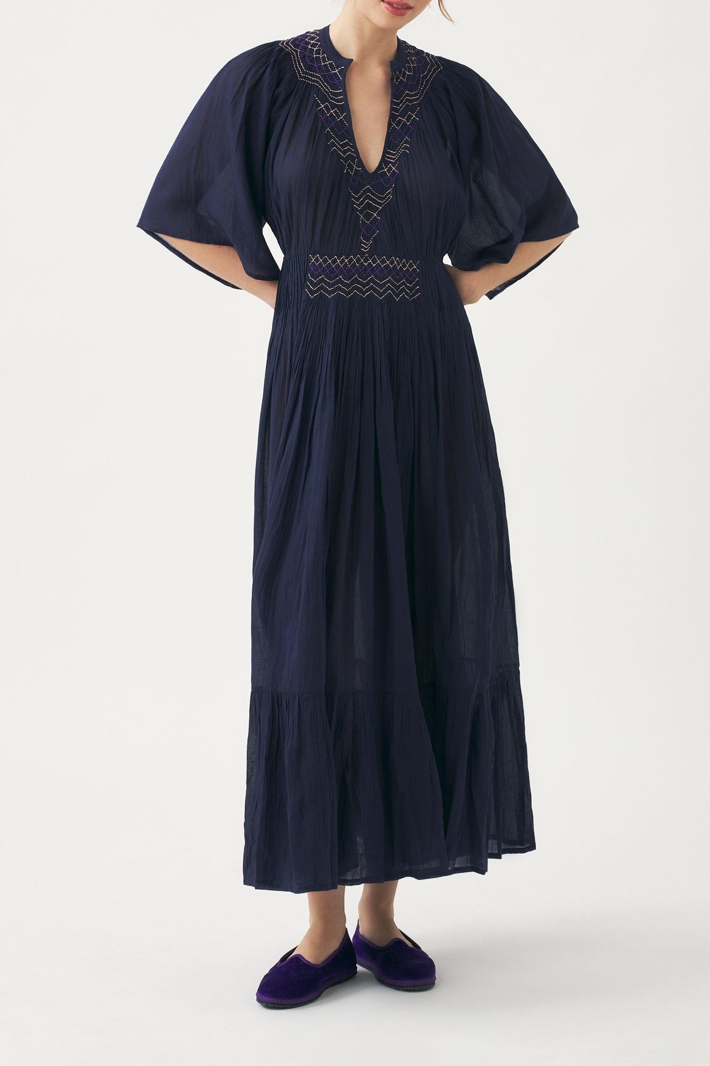 Maxi ruffle dress Ayo