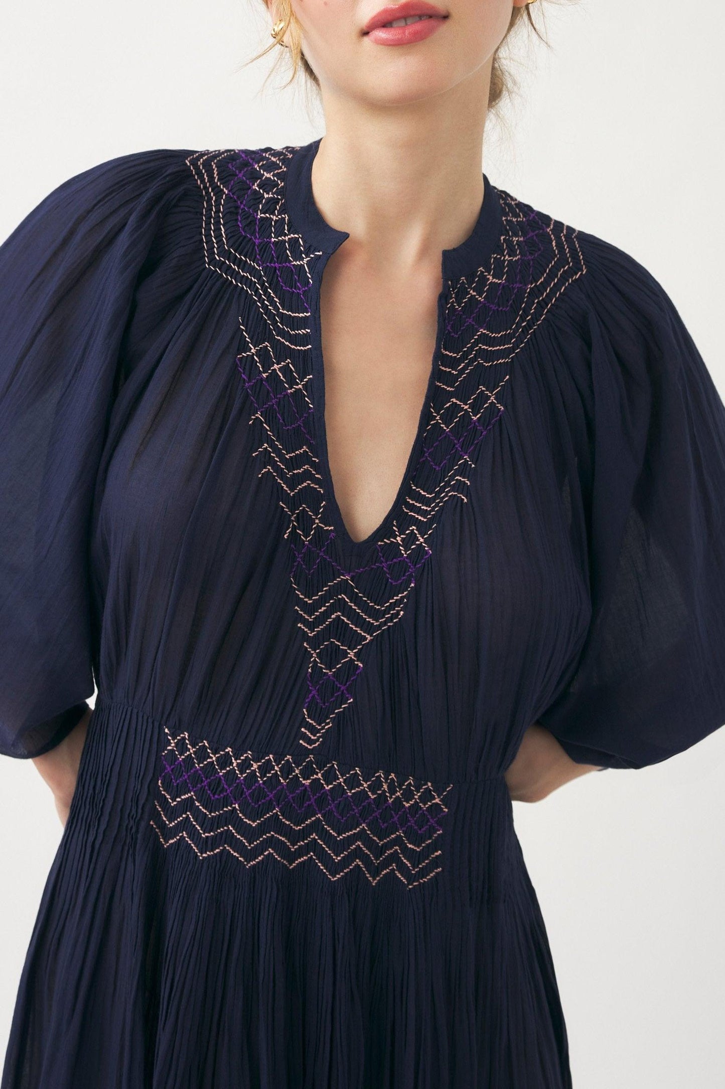 Maxi ruffle dress Ayo