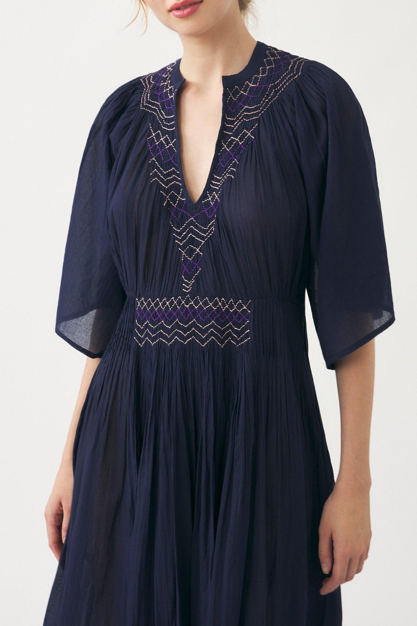 Maxi ruffle dress Ayo