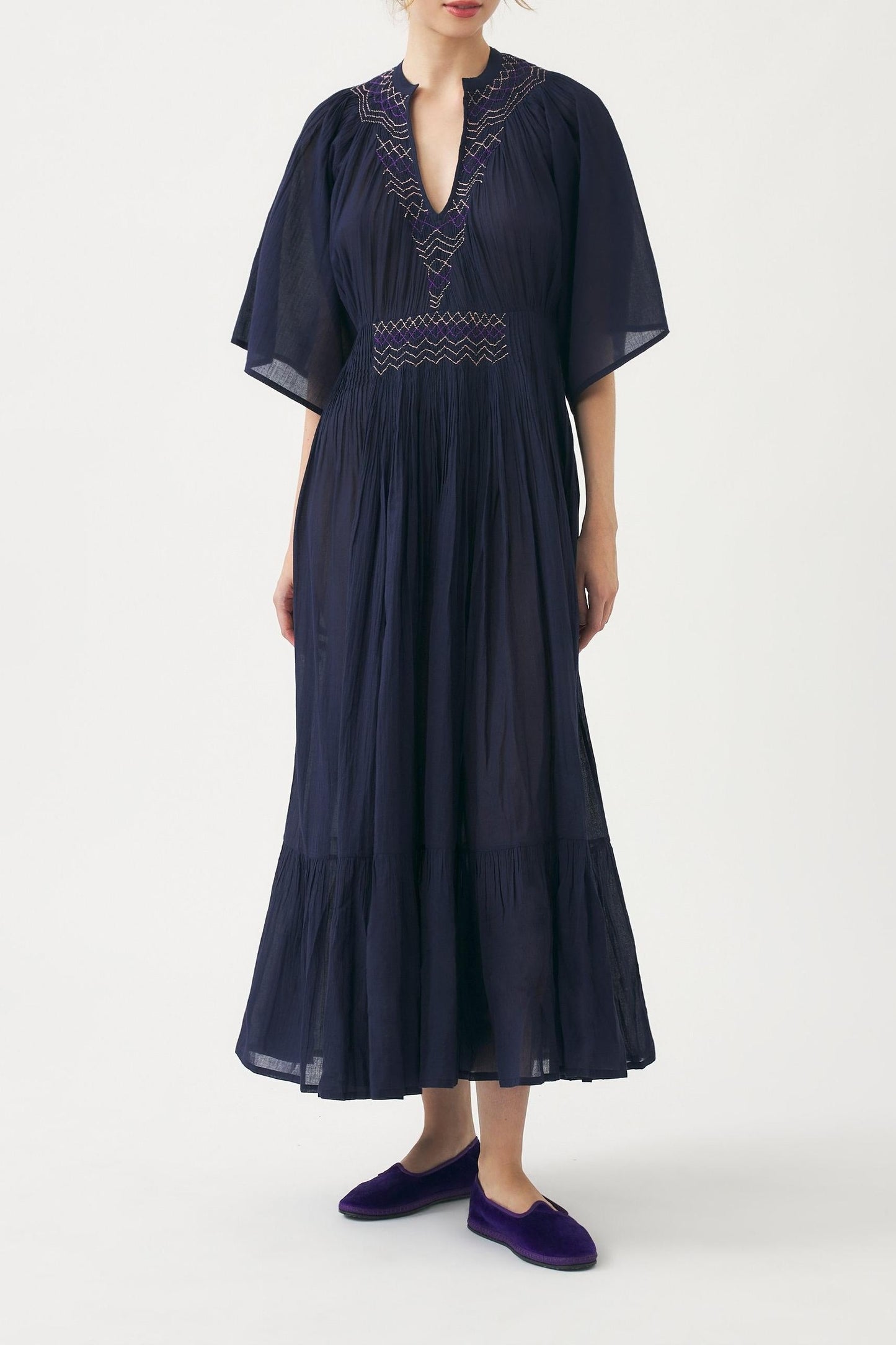 Maxi ruffle dress Ayo