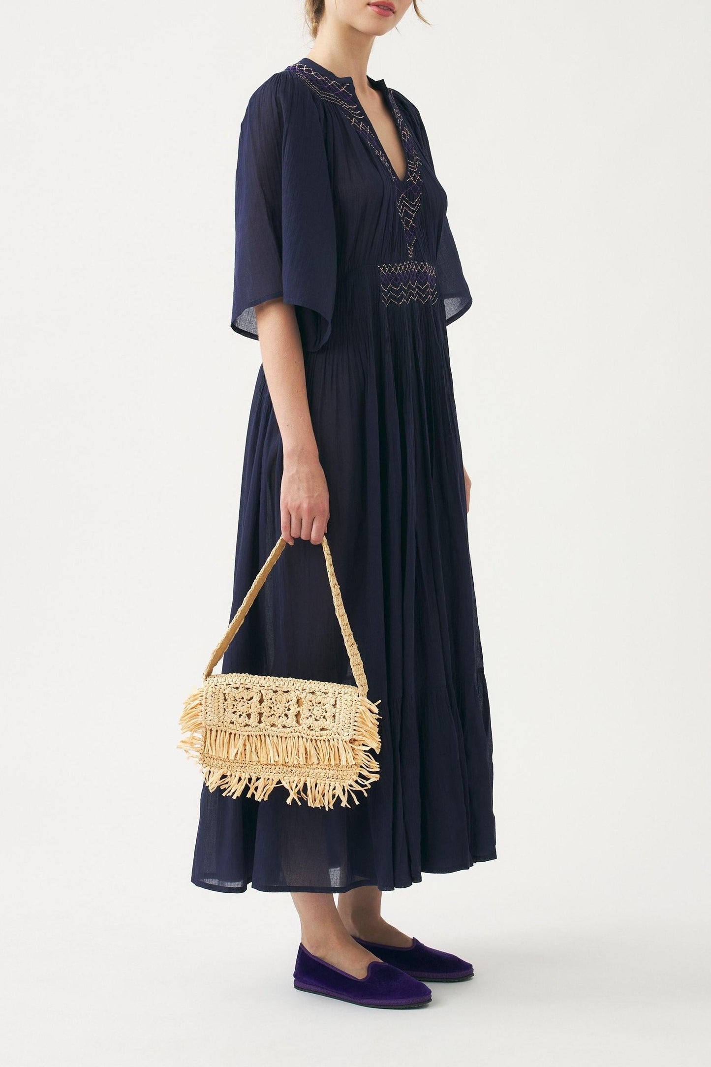 Maxi ruffle dress Ayo