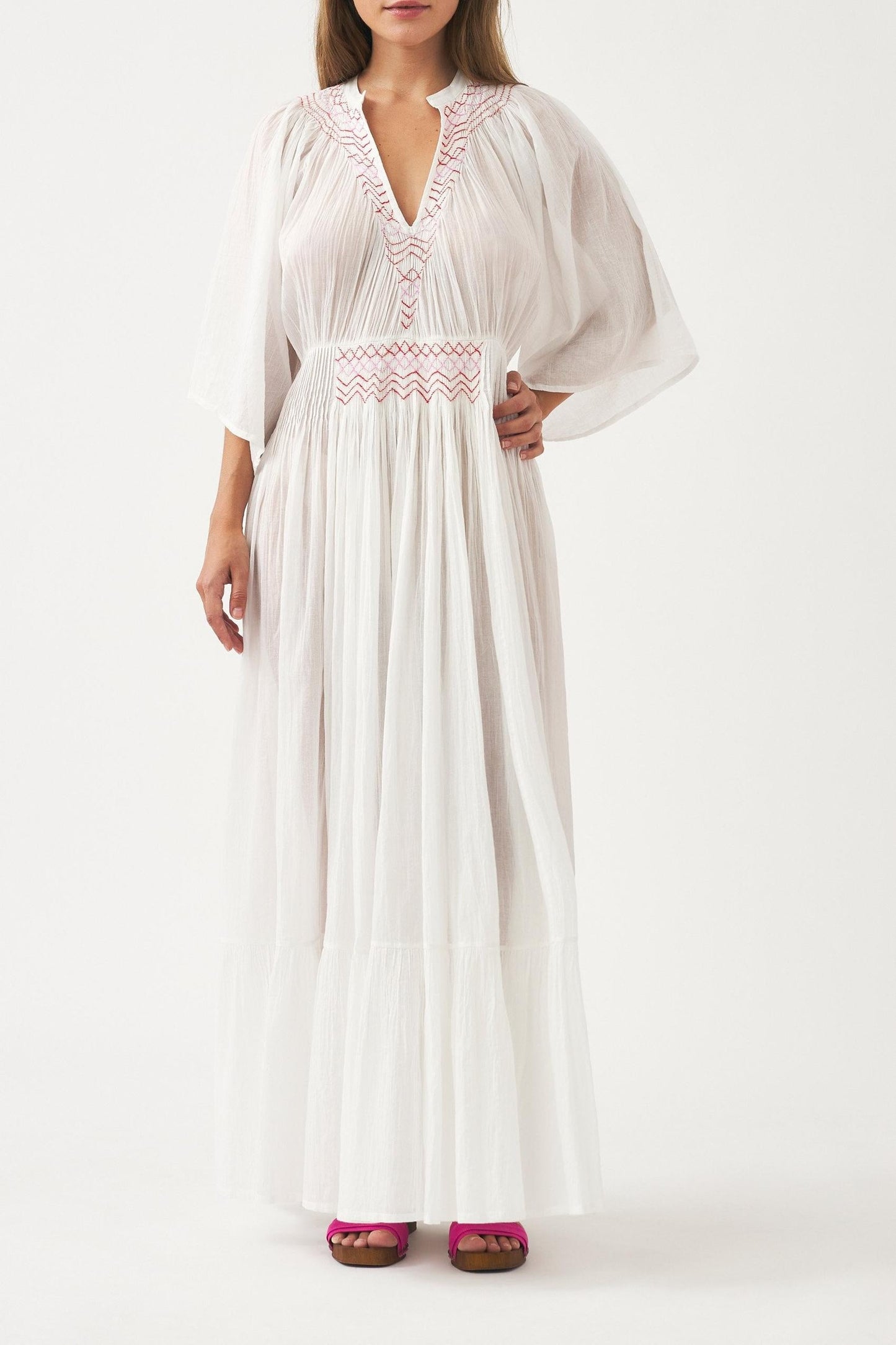 Maxi ruffle dress Ayo