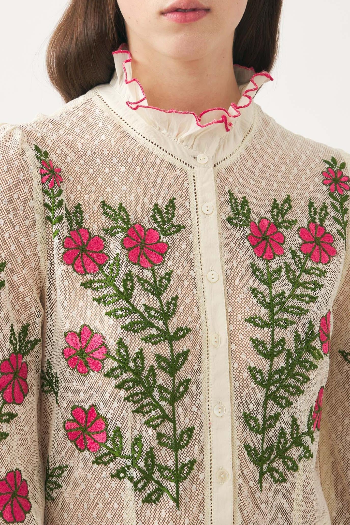 Embroidered maxi dress Ario