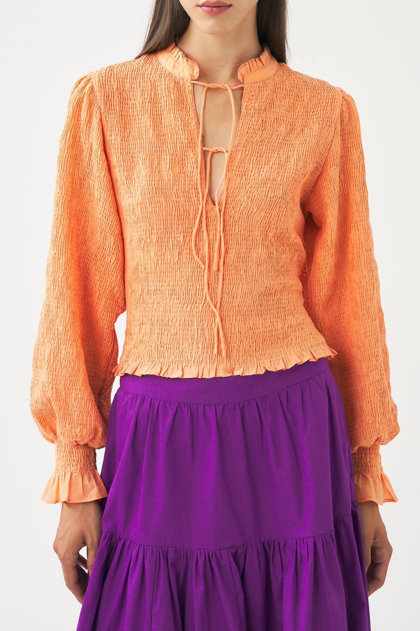 Smocked blouse Anna