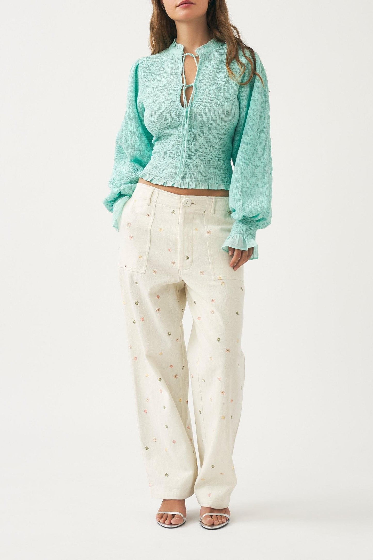 Smocked blouse Anna