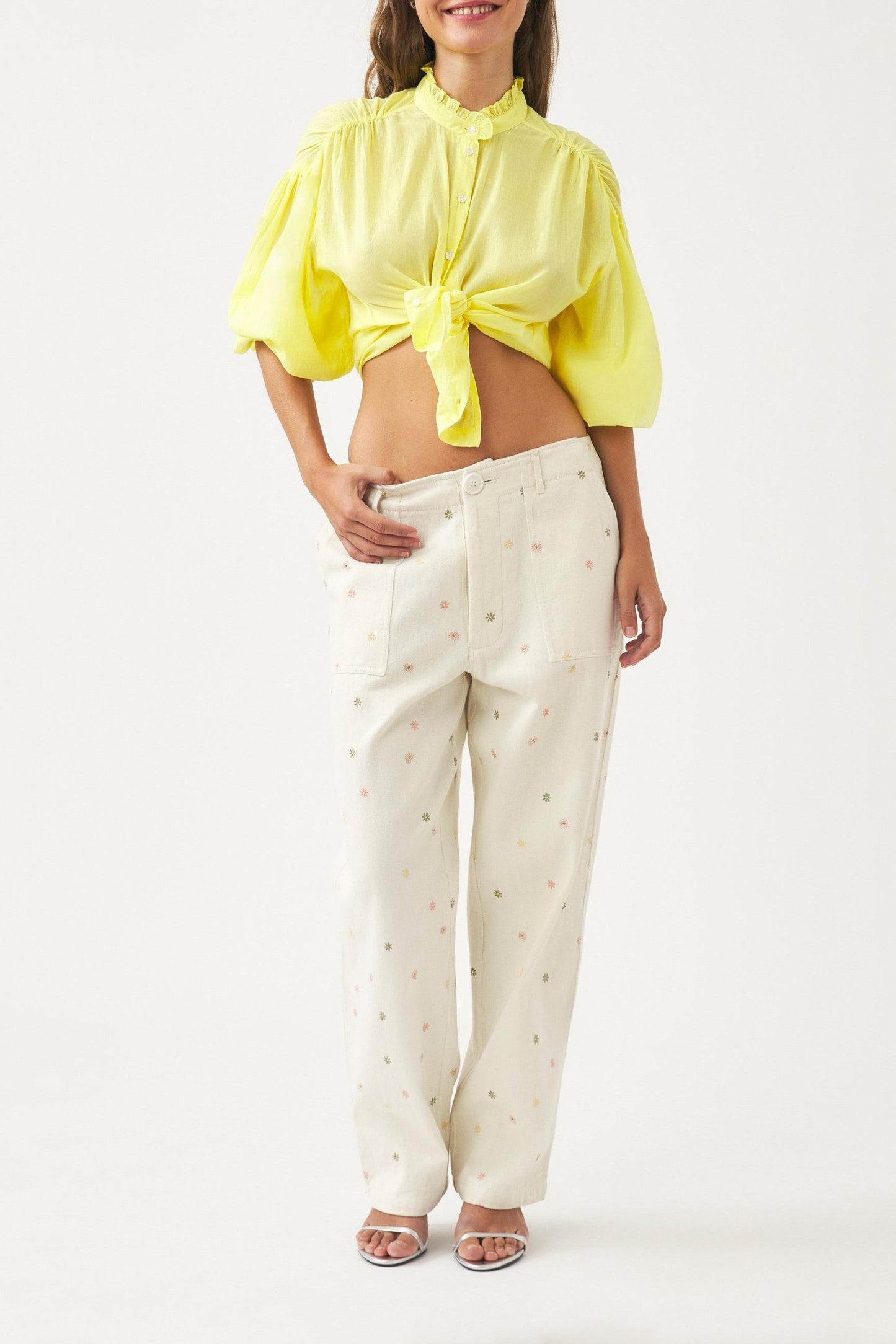 Cotton voile blouse Anna