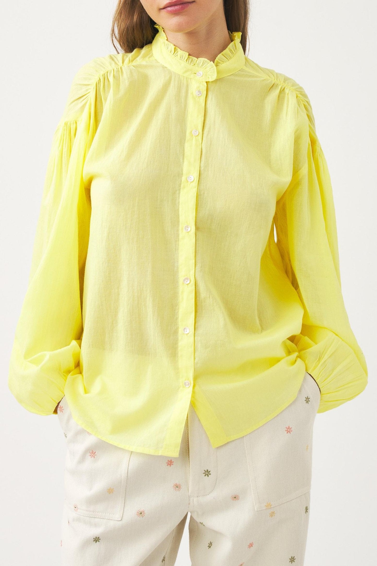 Cotton voile blouse Anna