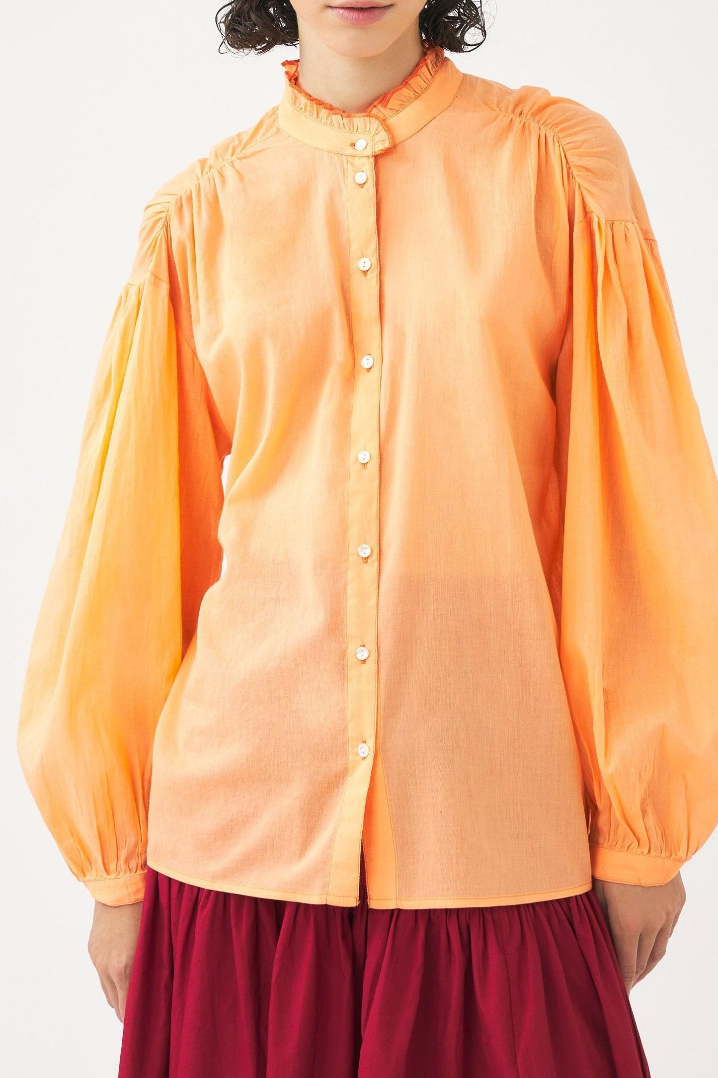 Cotton voile blouse Anna