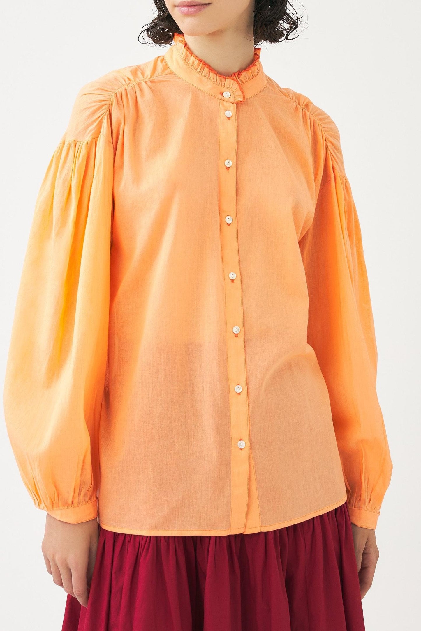 Cotton voile blouse Anna