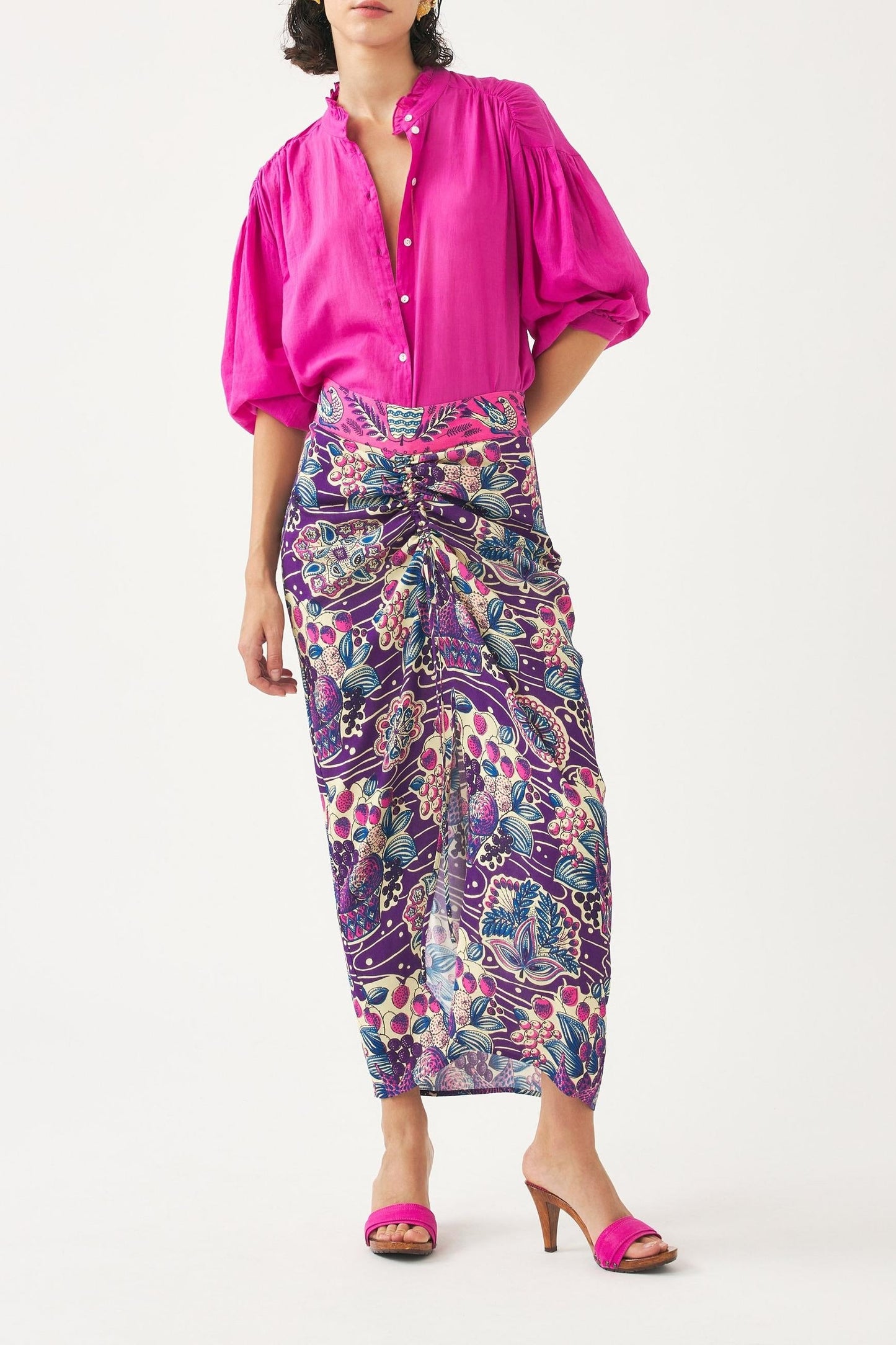 Cotton voile blouse Anna