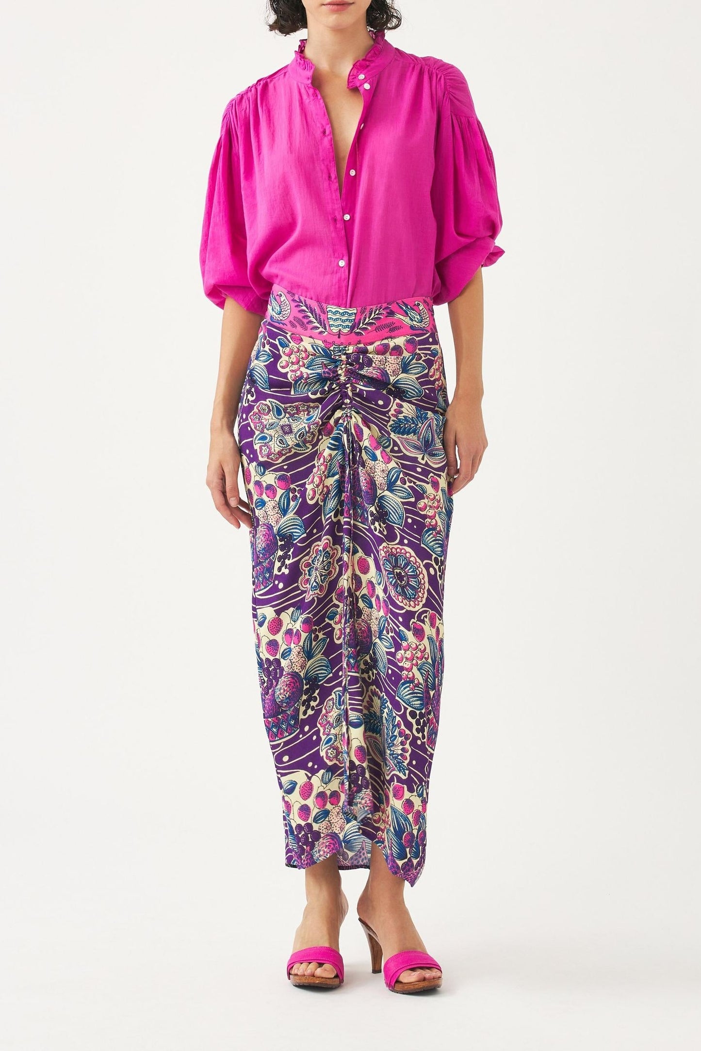 Cotton voile blouse Anna