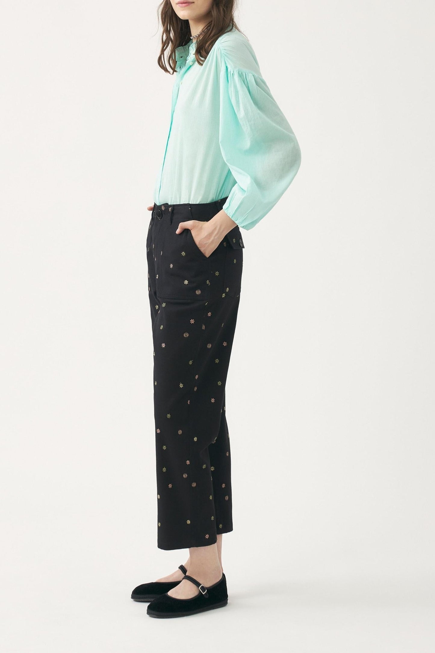 Cotton voile blouse Anna
