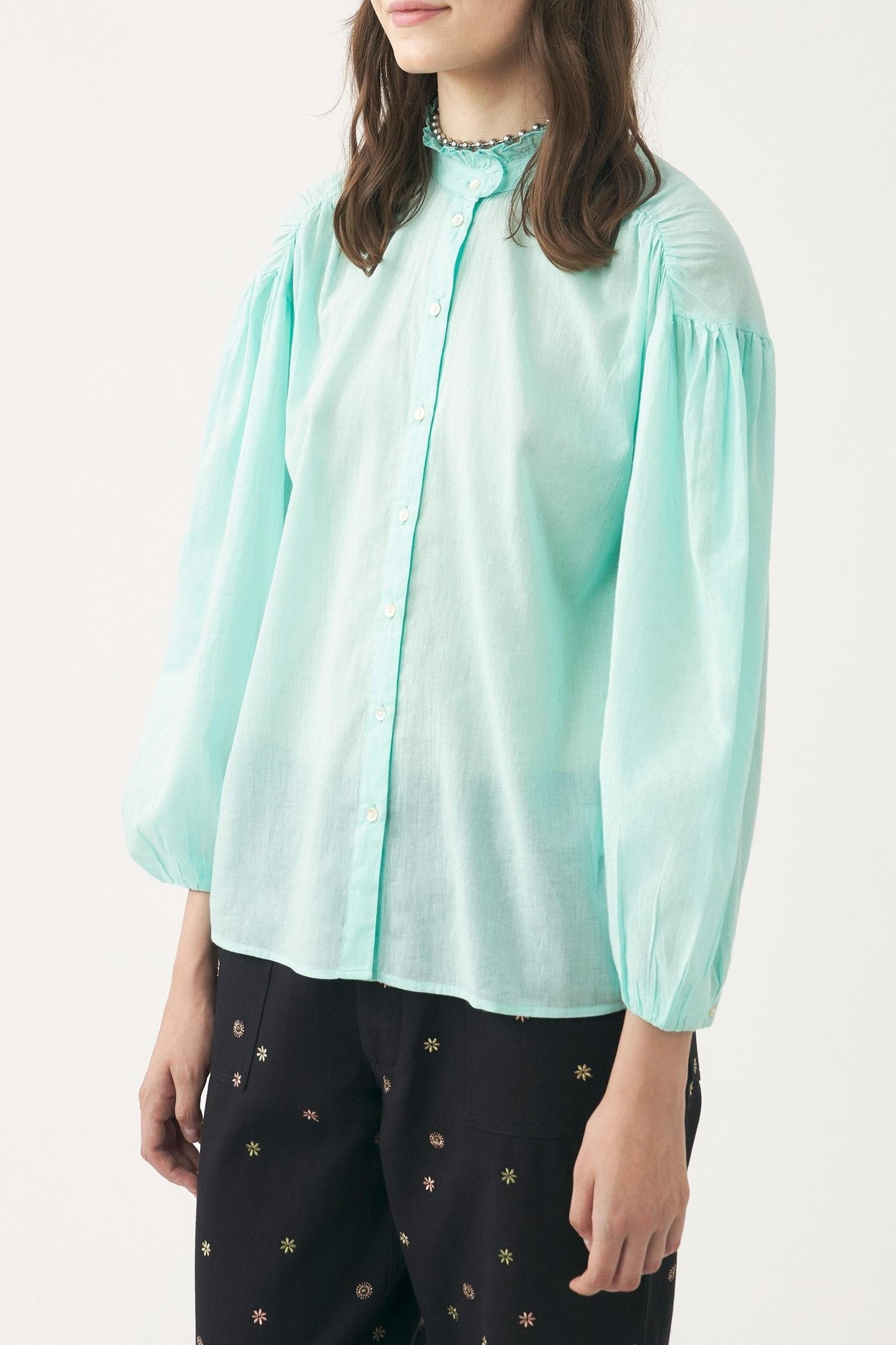 Cotton voile blouse Anna