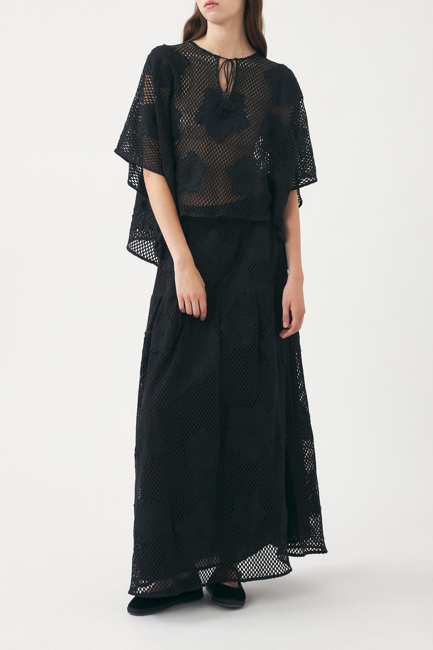 Embroidered skirt Aloni