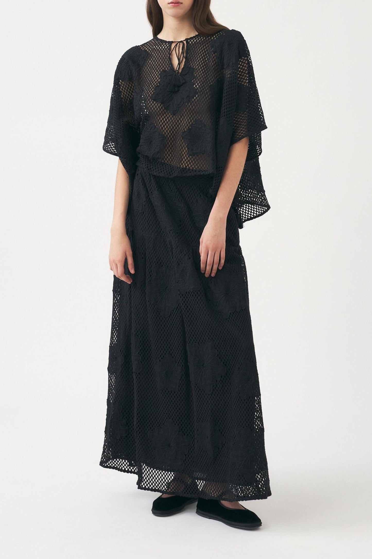 Embroidered skirt Aloni