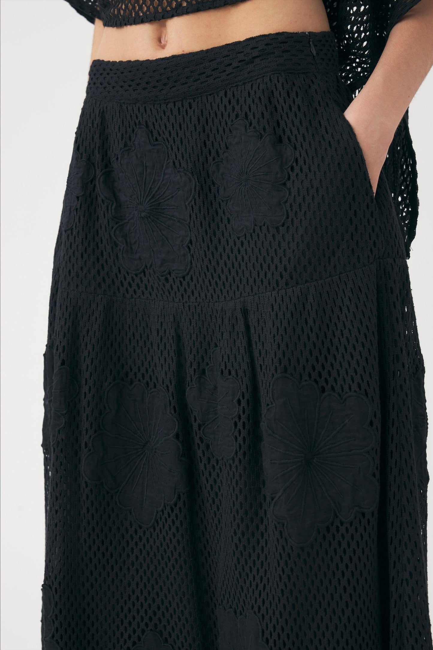 Embroidered skirt Aloni