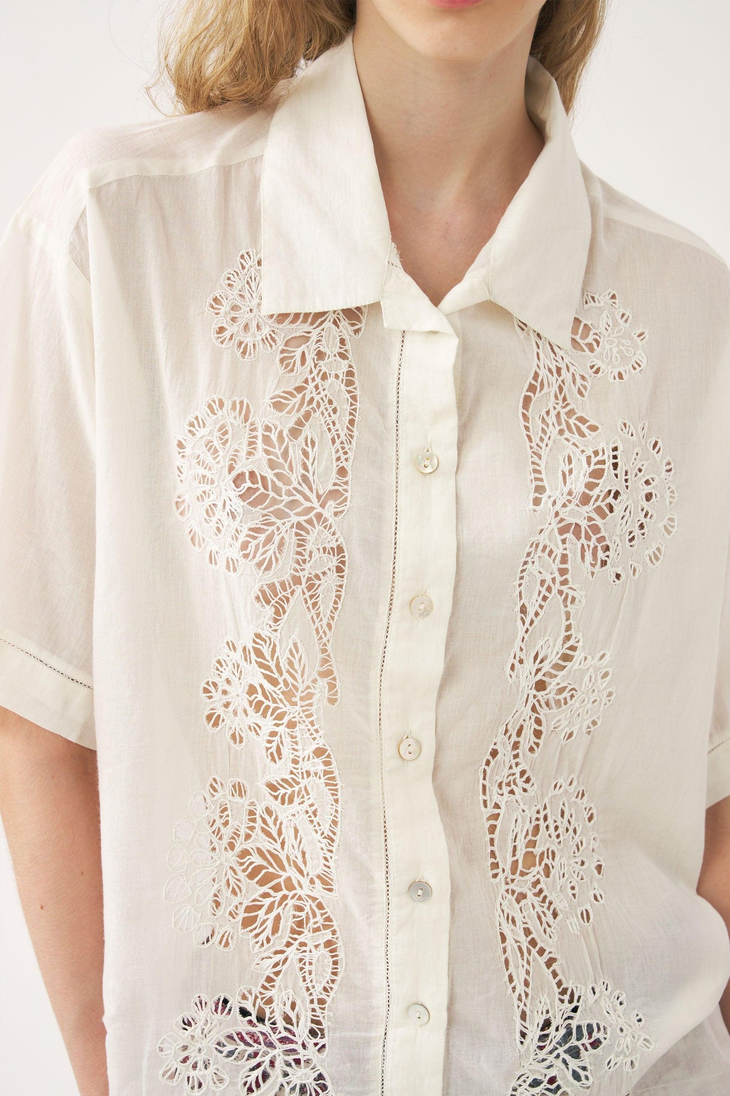Openwork shirt Aloha