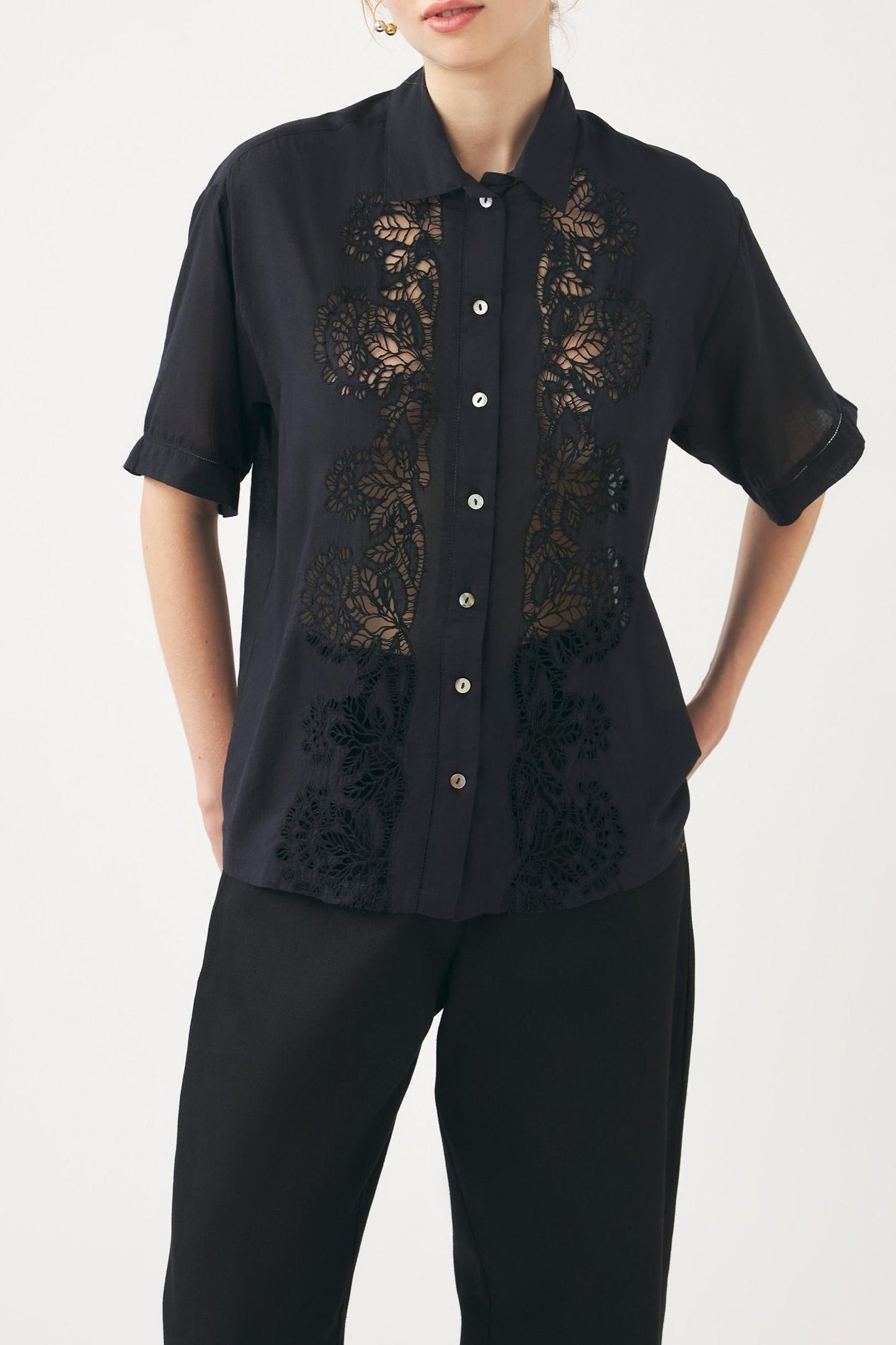 Openwork shirt Aloha