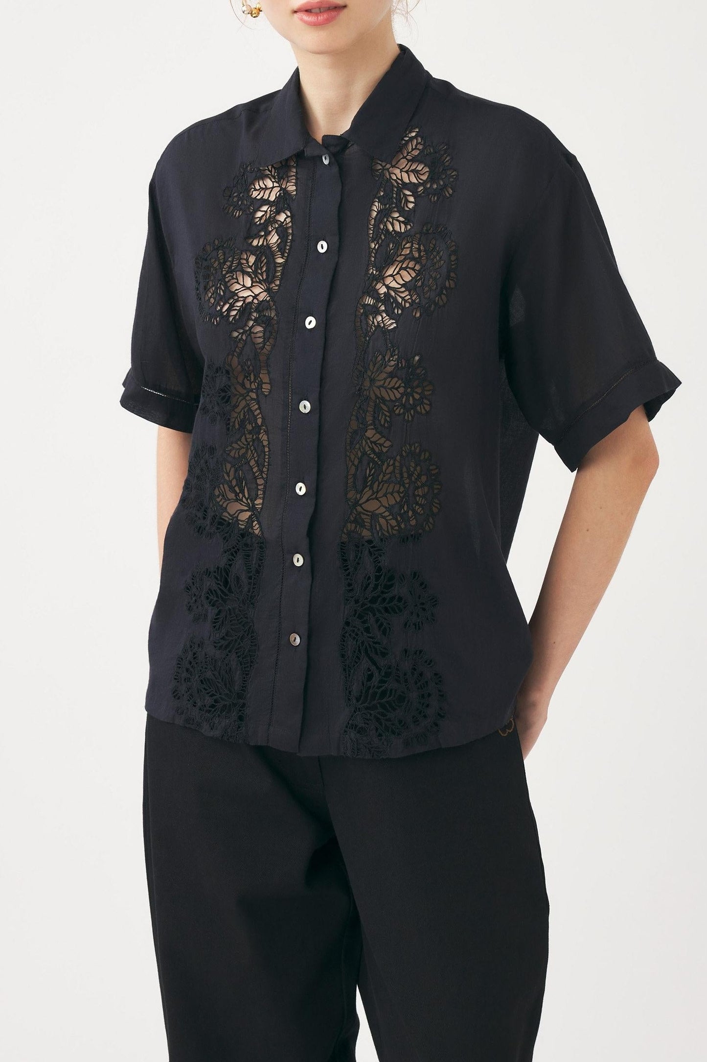 Openwork shirt Aloha