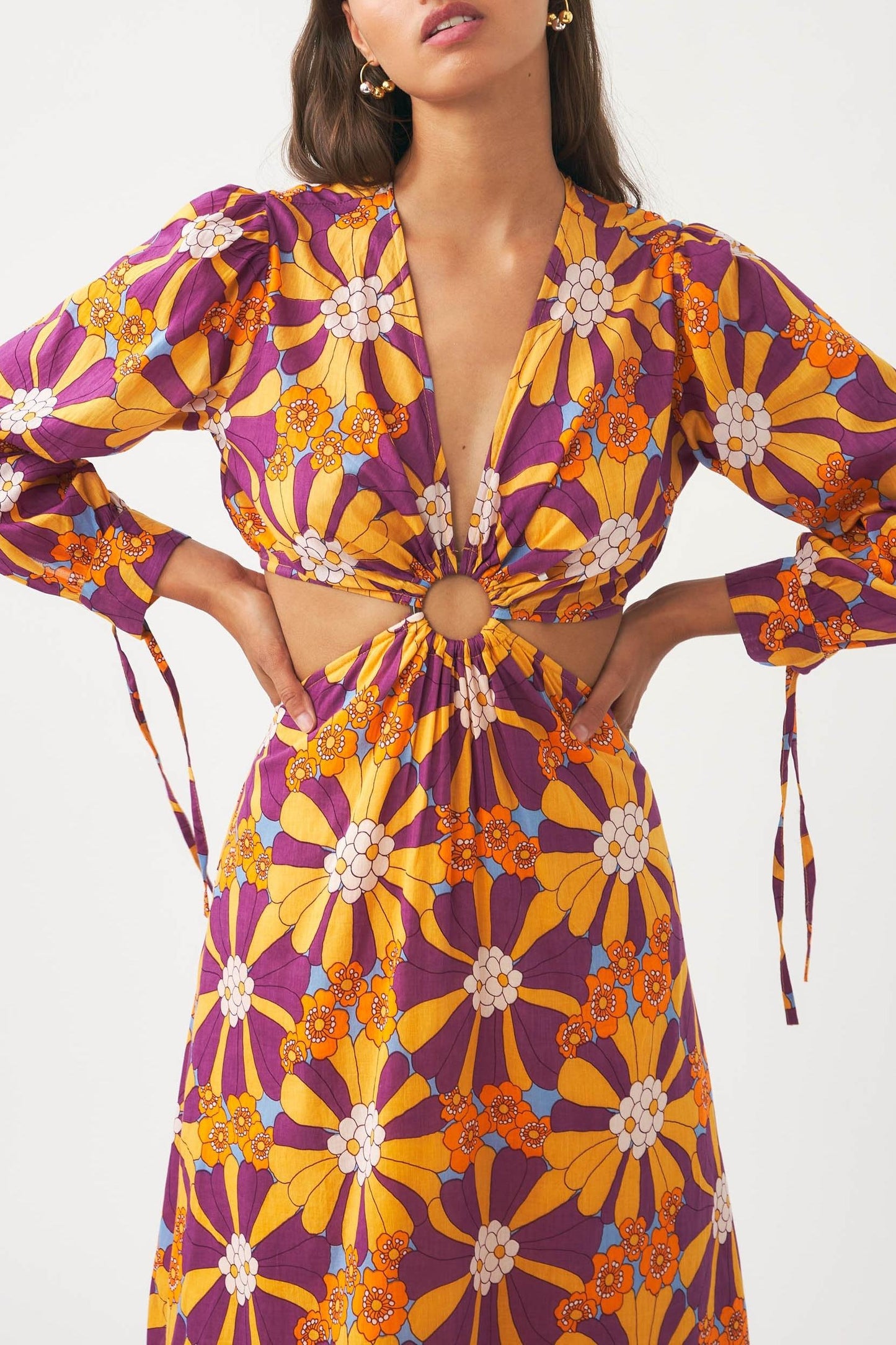 Cut-out maxi dress Alicia