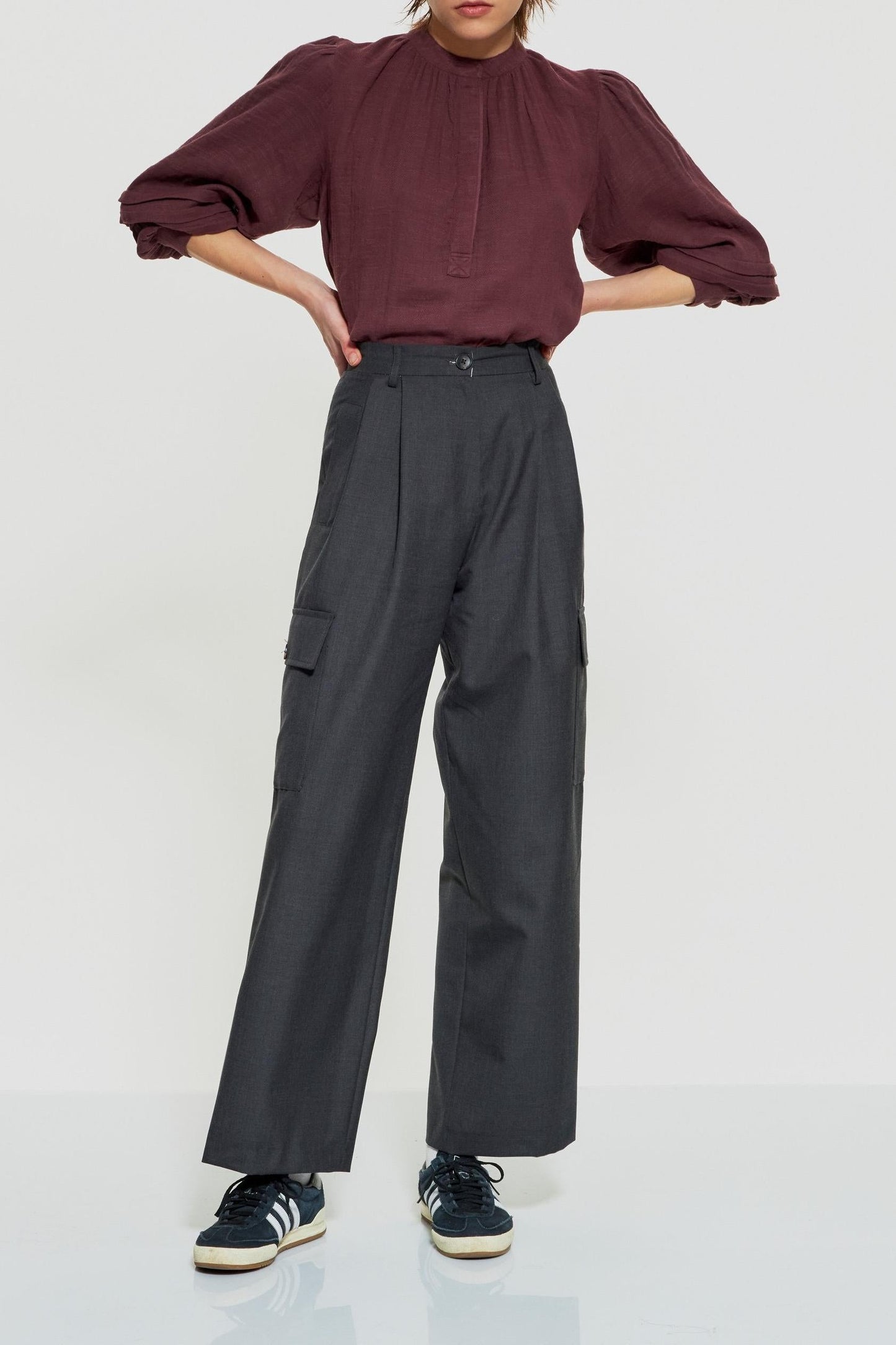 Francisco wool cargo trousers