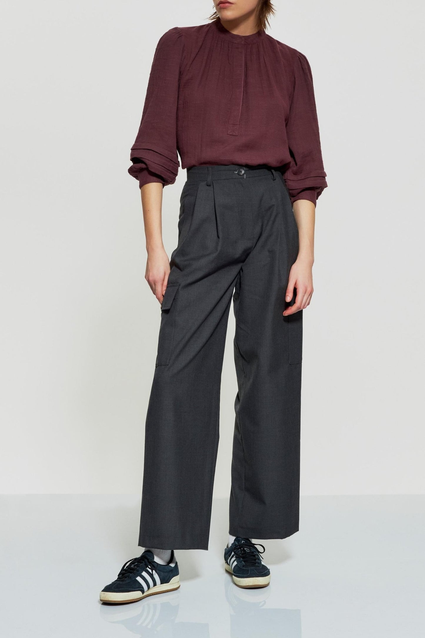 Francisco wool cargo trousers