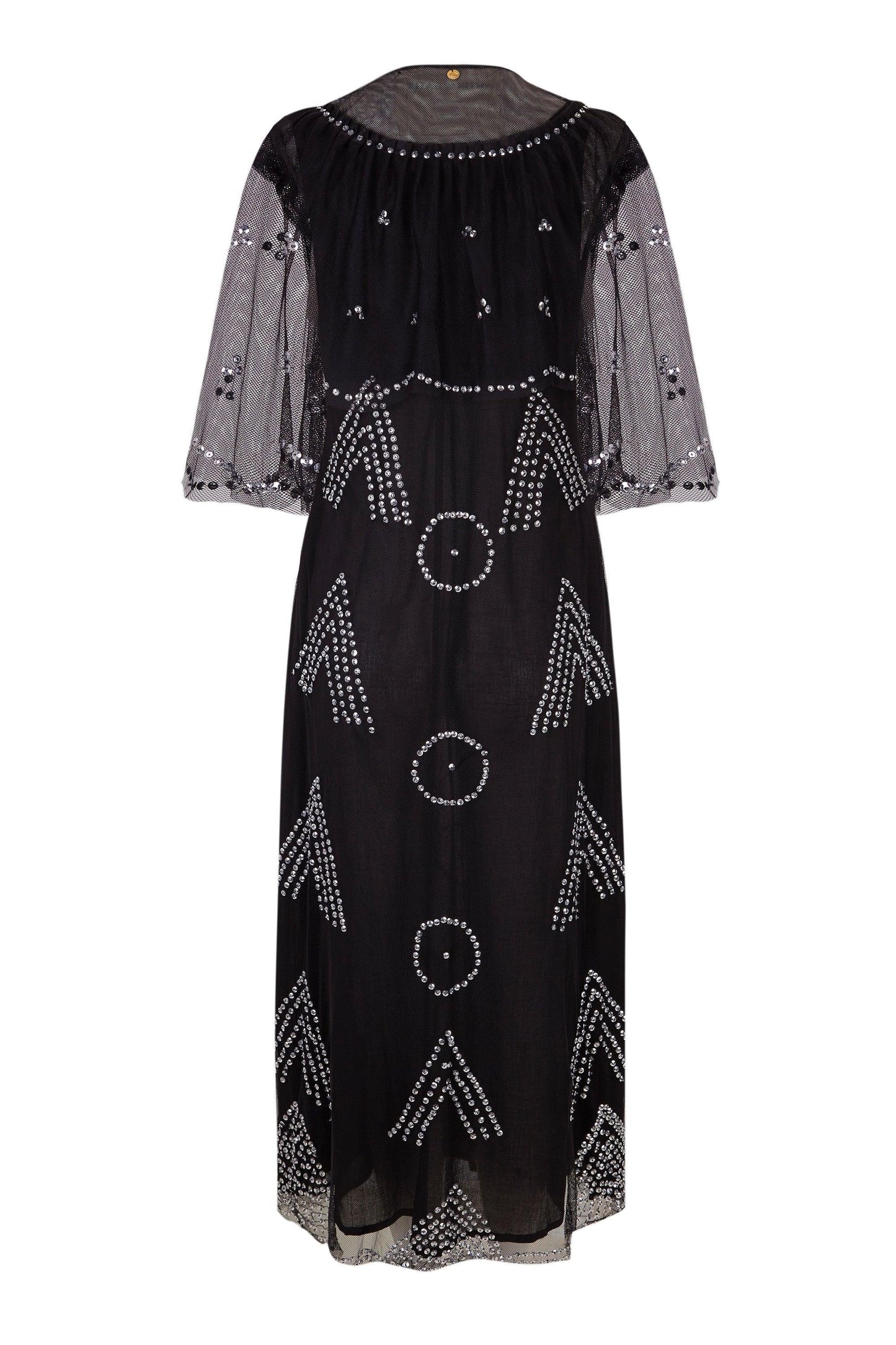 Palace sheer hand-embroidered dress