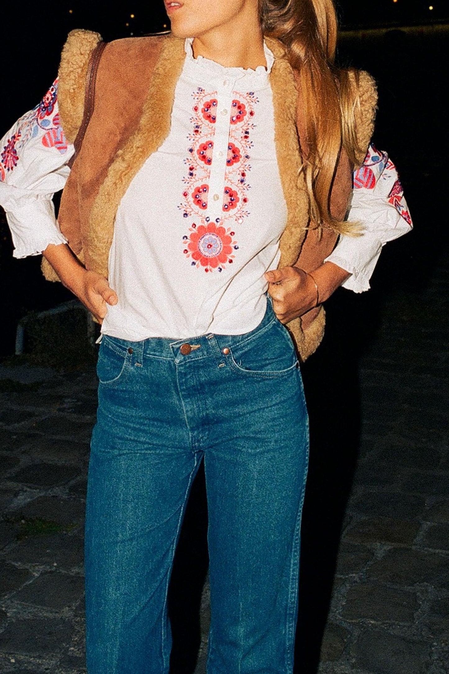Danah embroidered blouse